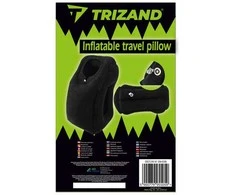 TRIZAND Kelioninis Patalynės Pagalvė 25346 - Ergonomiška, Pripučiamas, Juoda