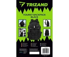 TRIZAND Kuprinė karių/žygių 20534 juoda XL