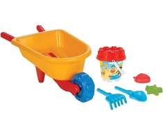 Vėlinė su smėlio pluošto priedais 7 elementai - oranžinis Pilsan