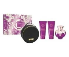 Kvepalų rinkinys moterims Versace Pour Femme Dylan Purple (EDP, 100 ml + dušo želė, 100 ml + kūno losjonas, 100 ml + kosmetinė)