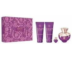 Kvepalų rinkinys moterims Versace Dylan Purple 2024 (EDP, 100 ml + EDP, 5 ml + dušo želė, 100 ml + kūno losjonas, 100 ml)