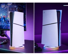 Vertikalus stovas konsolėms ps5 pro, ps5 slim ir ps5, skirtas šilumos išsklaidymui