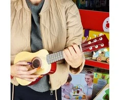 Viga Akustinė gitara vaikams 21 colio 6 stygų natūrali