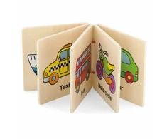 Viga Toys Viga Medinė Knygutė 1 vnt. - spalvų ir anglų kalbos mokymasis
