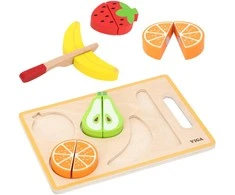 VIGA Medinė Ugdymo Dėlionė Montessori Vaisiai