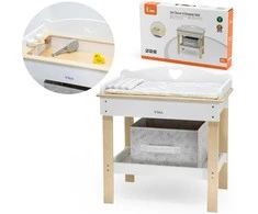 Viga Medinis 2-in-1 Pervystymas Stalas ir Vonelė Lėlėms