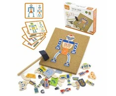 Viga Toys Medinė Priešgaisrinė Statyba 45 elementai