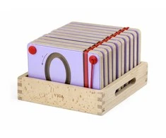 Viga Toys Mokymosi Tablėlės Su Skaičiais Montessori