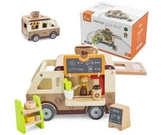 Viga Toys Viga Medinė Kavinės Automobilis su Priedais