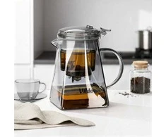 Vilde Arbatinukas 730 ml su Filtru Stiklinis Korpusas