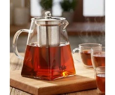 Vilde Arbatinukas 920 ml Stiklinis su Filtru