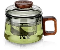 Vilde Arbatos Puodelis su Infuseriu 240 ml - Stiklinis