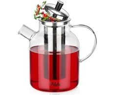 Vilde Arbatos Virdulys 1,5 l Stiklinis su Filtru