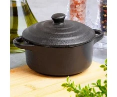 Vilde Krosnių indas su dangčiu 150 ml - Porceliano ramekinas