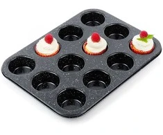Vilde Muffinų forma 35x26,5 cm - Granito danga - 12 keksiukų