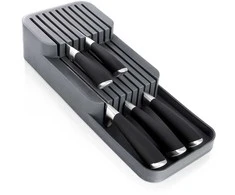 Vilde peilių organizatorius 39x14,5 cm pilkas