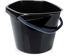Barzdaskutė PSB Vilde Plastikinis Kibiras 14 L Juodas