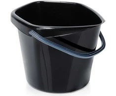 Barzdaskutė Kotarbau Vilde Plastikinis Kibiras 5 L Juodas