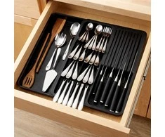 Virtuvės įrankių dėklas Vilde 40-45x31 cm, juodas