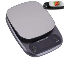 Elektroninės virtuvinės svarstyklės su LCD ekranu, 0-3kg, 0.1 g tikslumas