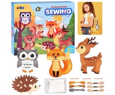 Jokomisiada DIY creative kit forest animals felt set ZA5274