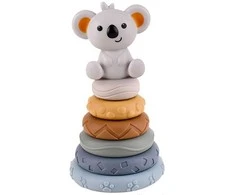 WOOPIE Edukacinė Lėlė Piramidė Koala 2in1 Gryzak