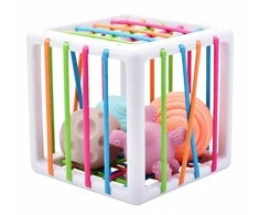 WOOPIE Elastinga Jutiklinė Kubo Sorteris Vaikams 5 el.