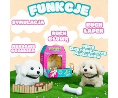 Woopie Interaktyvus Pliušinis Šuo Bichonas Goldenas