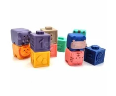 Woopie Baby WOOPIE Jutiminiai Blokai Dėlionė Su Garsais Skaičiavimo Mokymas 12 vnt.