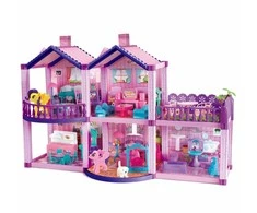 WOOPIE Lėlių Namelis PONI FANTASY VILLA 120 el.