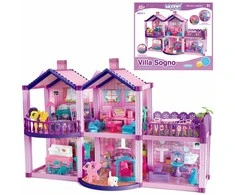 WOOPIE Lėlių Namelis PONI FANTASY VILLA 120 el.
