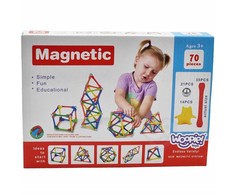 WOOPIE Magnetiniai Blokai Kūrybiniai 70 el.