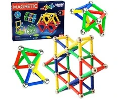 WOOPIE Magnetiniai Konstrukciniai Klockai 58 vnt.