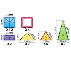 Magnetinis konstruktorius 3D Montessori Woopie