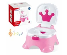 Woopie Baby Woopie Naktinis puodas vaikams su muzika 3in1 - kėdutė, laiptelis