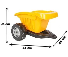 WOOPIE Priekaba ACTIVE TRAILER Geltona 35 kg