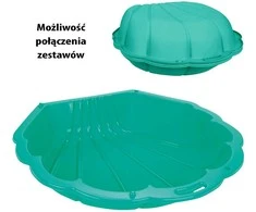 „Woopie Sandbox“ baseino žalias apvalkalas 3in1 sausas baseinas 1 vnt.