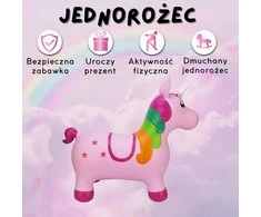 WOOPIE guminis šokliukas vienaragis rožinis