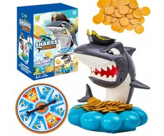 WOOPIE Žaidimas Crazy Shark | 4 žaidėjai | Moko kantrybės