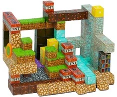 WOOPIE Švietimo Žaislai 3D Magnetiniai Kubo Blokai 63 vnt.