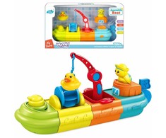 Woopie Vonios Žaislas Laivas su Turtle ir Žąsele