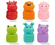 WOOPIE Žaislai Žvėreliai Sensory 6 vnt