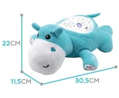 Woopie Žaislas Hipopotamas 2in1: Miego Pagalbininkas su Projektoriumi