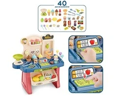Woopie Žaislas Supermarketas Pirkinių Vietoje Su Šviesa Ir Garsu