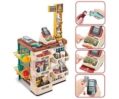 Woopie Žaislas Supermarketas su Vežimėliu ir Priedais