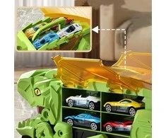 Woopie Žaislinis rinkinys: Dinosaūras ir automobilių trasa