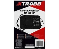 XTOBB Automobilio sėdynės organizatorius su kišenėmis, juodas