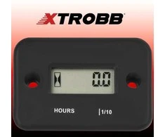 XTROBB Variklio Valandų Skaitiklis 9999.9 h Tvirtas ir Kompaktiškas