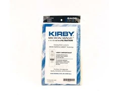 Kirby siurblio maišeliai-filtrai Micron Magic, rudi, tradicinis TWIST pajungimas (PAKUOTĖ 9 VNT. PIGIAU)