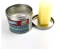 Stolz Universalus valymo ir poliravimo akmuo metalinėje dėžutėje PUTZSTEIN CLEANING STONE ORIGINAL, komplekte kempinė, 350g